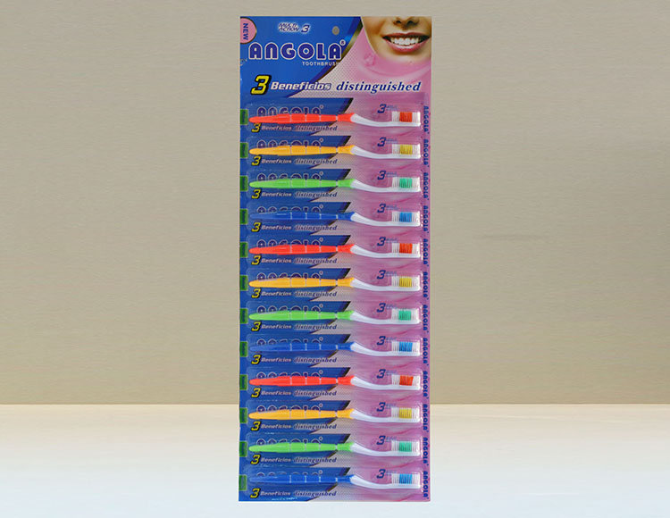 牙刷12支1卡19002无牙刷套 K-138