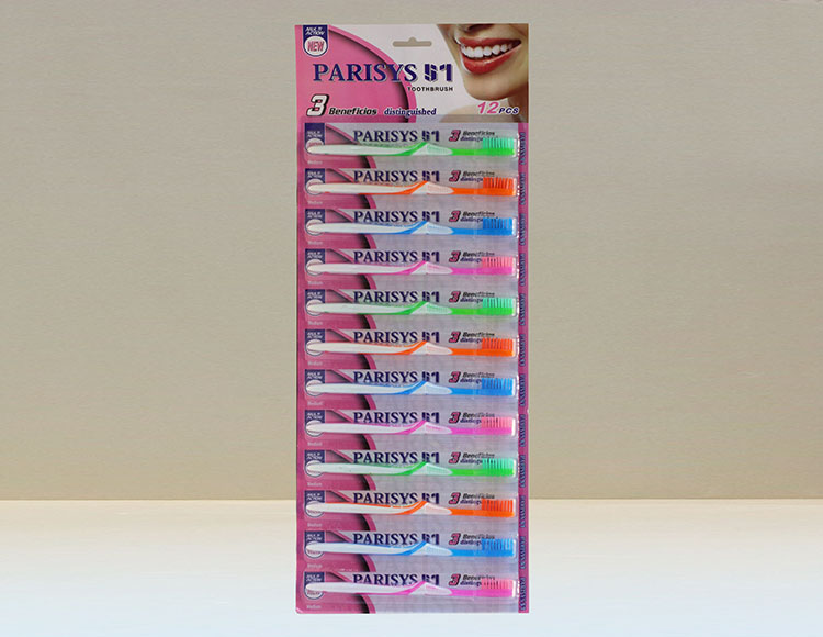 牙刷12支1卡19004无牙刷套 K-143