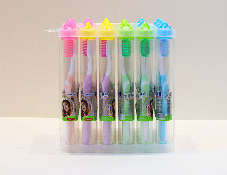 大圆管牙刷30支一卡座19003 ZH-017