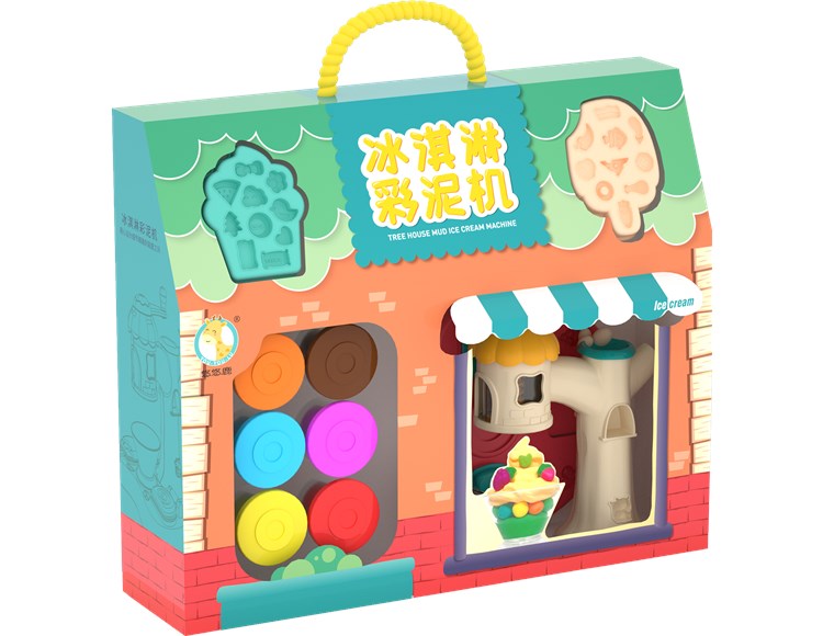 彩泥冰激淋机开窗盒 PT5214