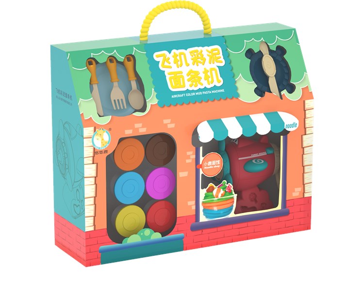 飞机彩泥面条机开窗盒 PT5216