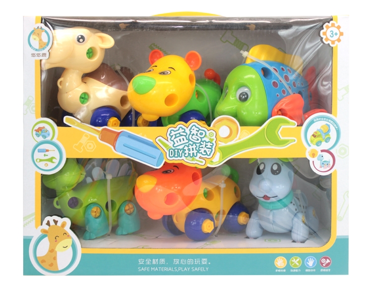 益智拆装组合6只装 PT6004