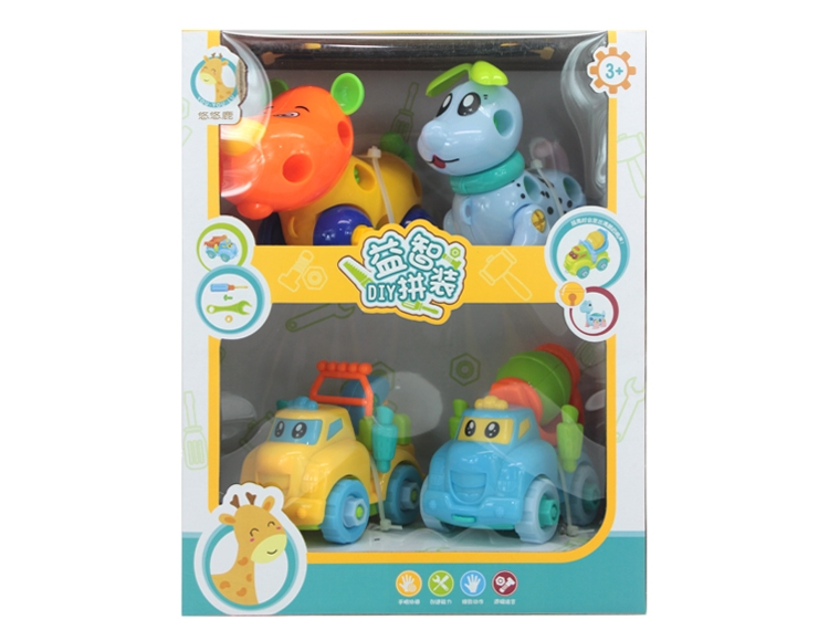 益智拆装组合4只装 PT6005