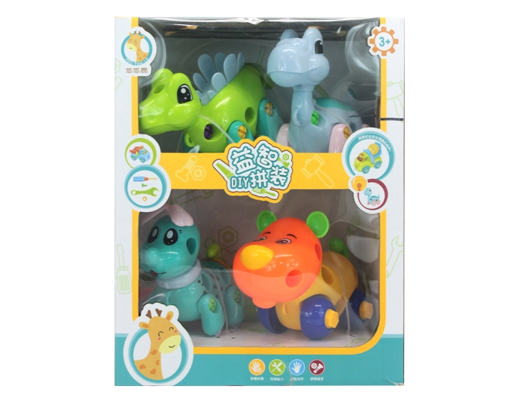 益智拆装组合4只装 PT6006