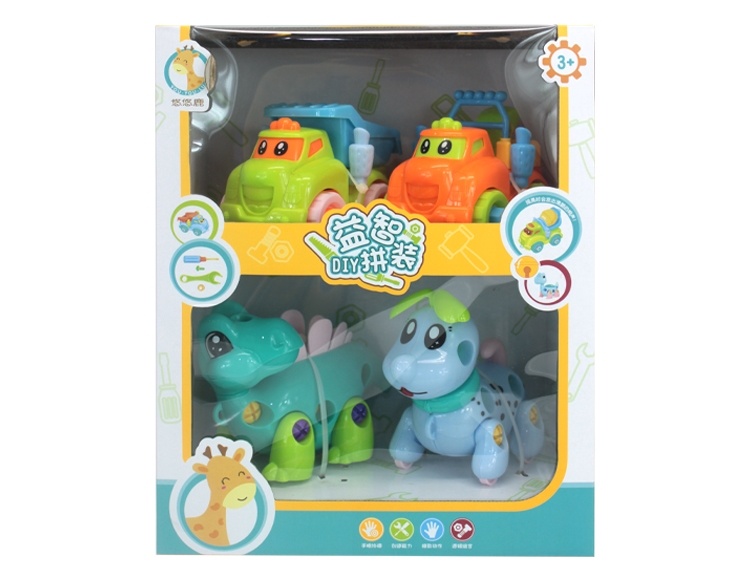 益智拆装组合4只装 PT6007