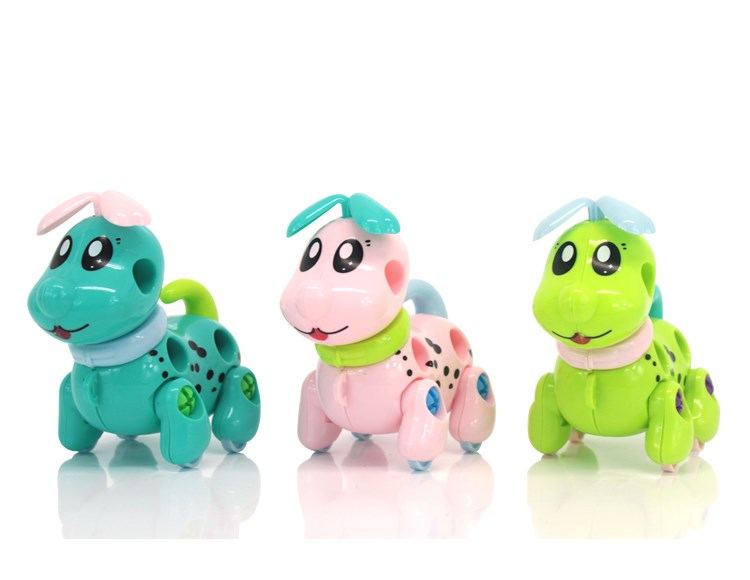 益智拆装拖拉卡通动物斑点狗 PT6011