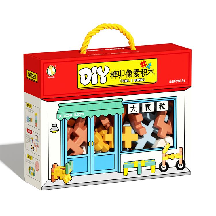 DIY榫卯像素积木套装 PT5101