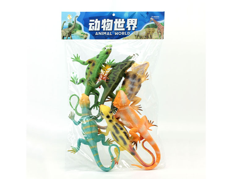 蜥蜴六只装 PT7122