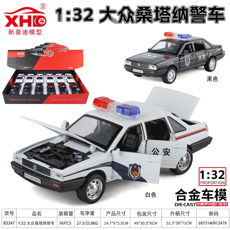 1:32 大众桑塔纳警车 B3247