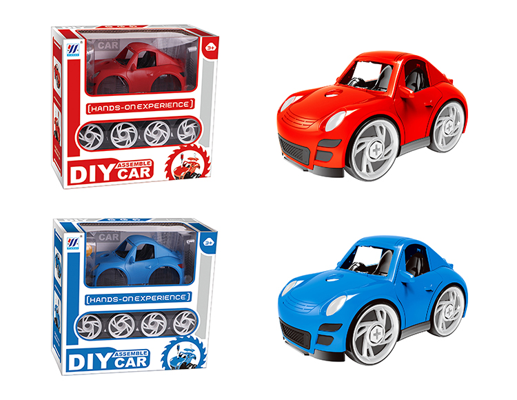 DIY Q版保时捷拆装车（红/蓝2色混装） YH559-023A