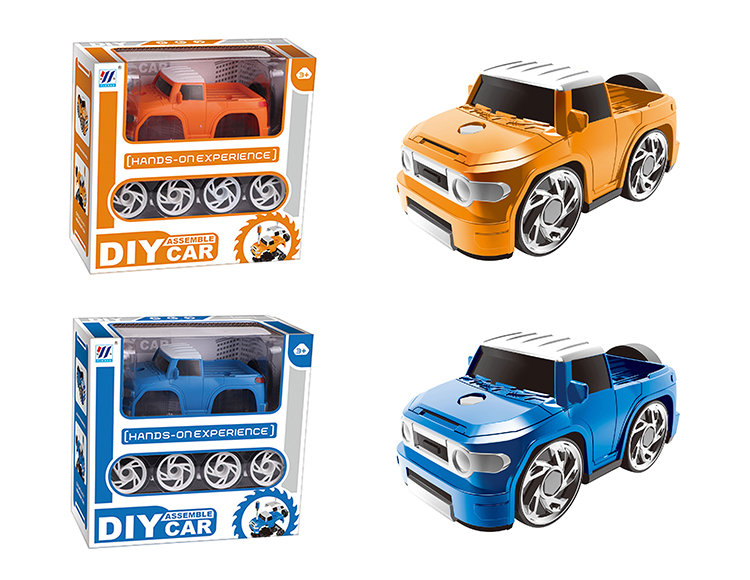 DIY Q版酷路泽拆装车（橙/蓝2色混装） YH559-026