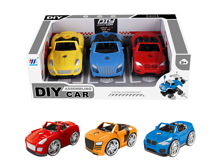 DIY Q版拆装车(2色混装) YH559-029