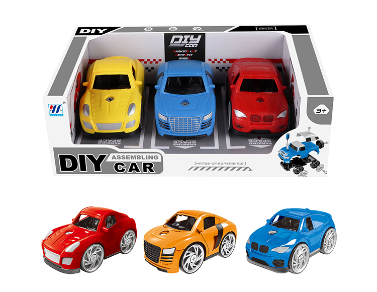 DIY Q版拆装车(2色混装) YH559-029A