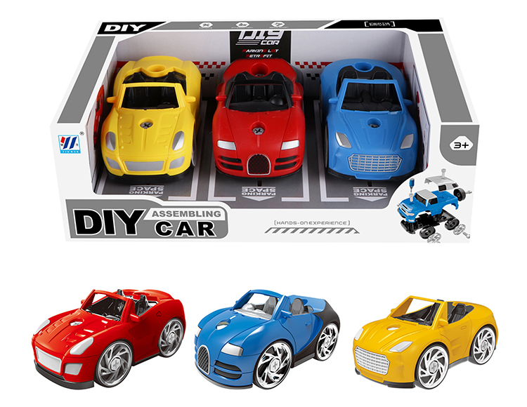DIY Q版拆装车(2色混装) YH559-031