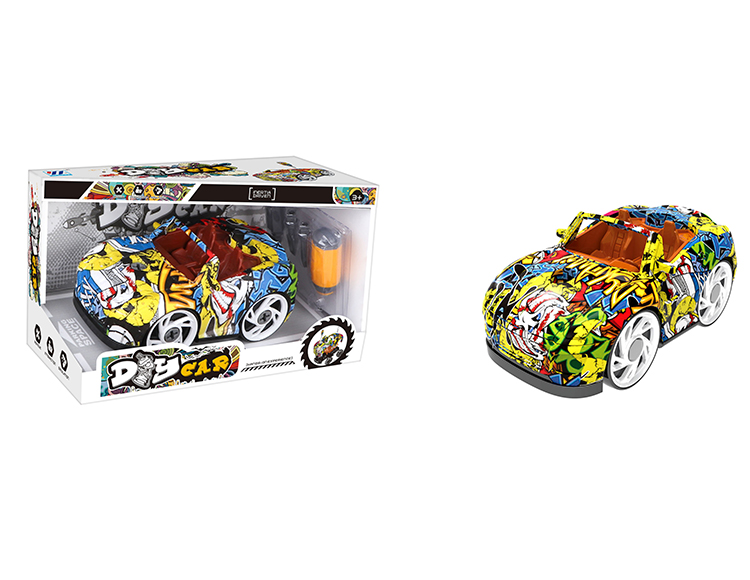 DIY 涂鸦法拉利拆装车 YH559-04