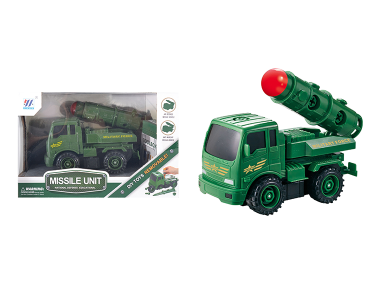 DIY惯性拆装军事洲际导弹车 YH559-16B