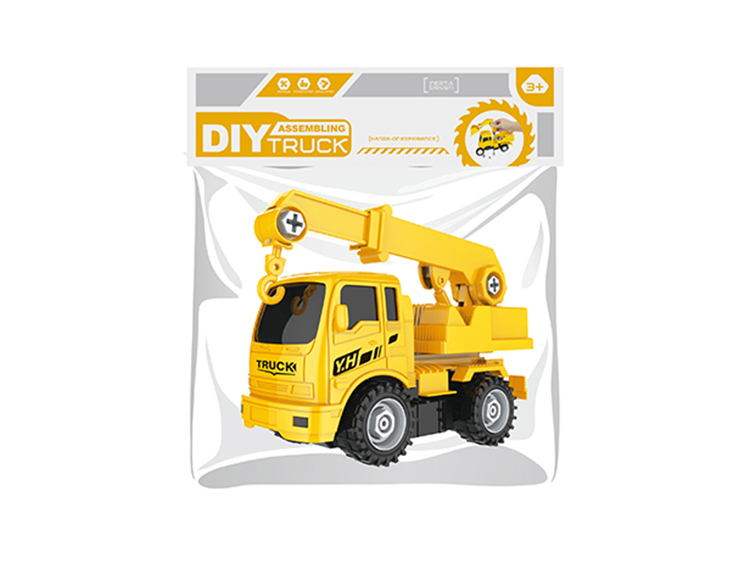DIY吊车惯性拆装仿真工程车 YH559-20B
