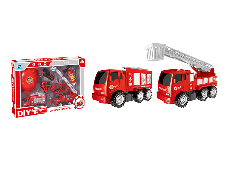 DIY惯性拆装消防车套装 YH559-47A