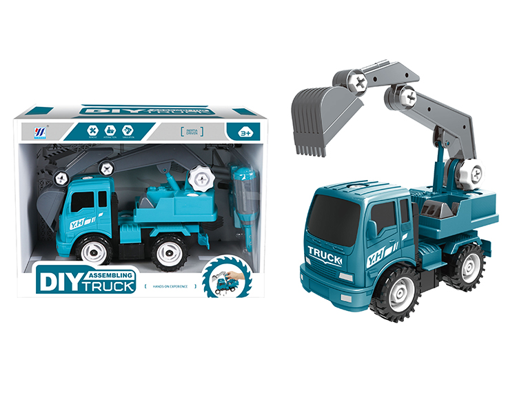 DIY挖掘机惯性拆装工程车 YH559-58A