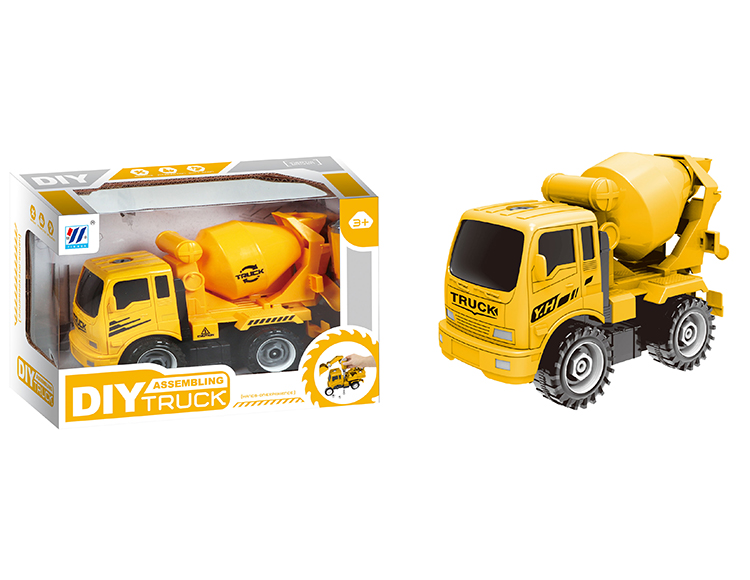 DIY搅拌车惯性拆装仿真工程车 YH559-9D
