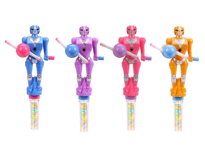 手摇女孩机器人灯棒 78881N-2