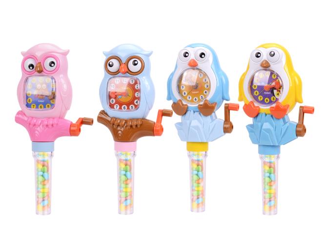 两款动物手摇时钟 92404N