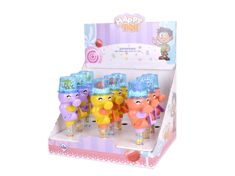 手摇雪花灯光海马 108778N