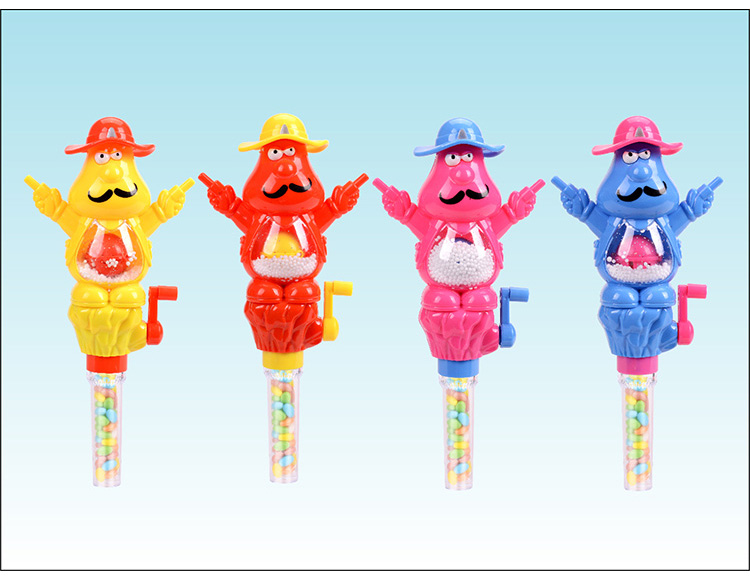 手摇灯光牛仔 81096N