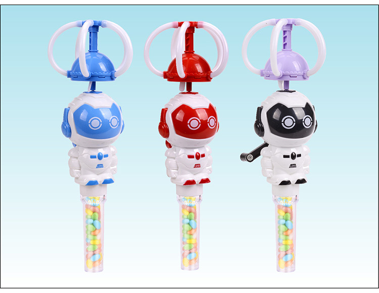 手摇灯光音乐机器人 92819N