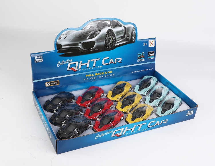 1:33法拉利法拉合金回力跑车 XL80160-12