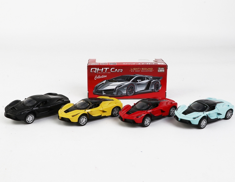 1:33法拉利法拉合金回力跑车 XL80160L