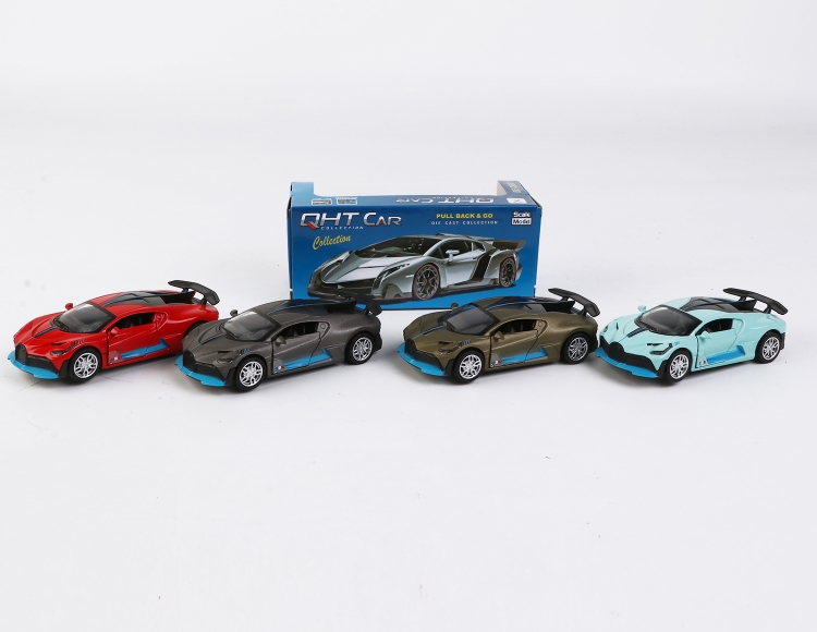 1:33布加迪合金回力跑车 XL80162