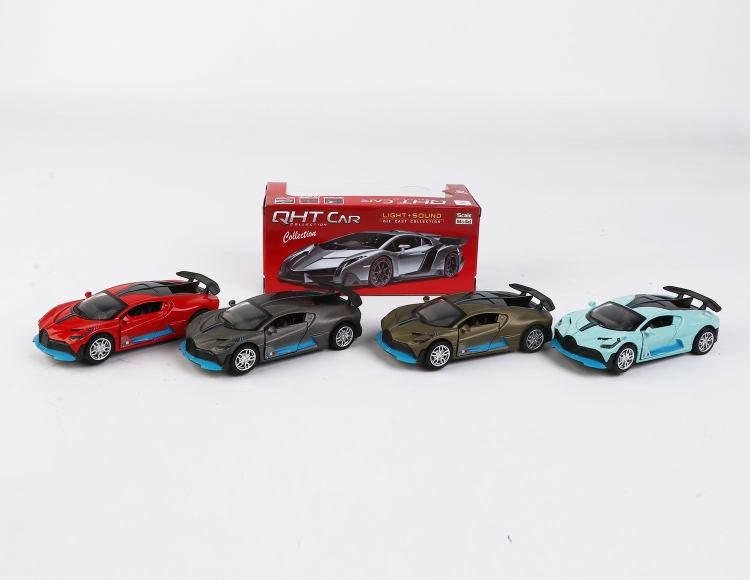 1:33布加迪合金回力跑车 XL80162L