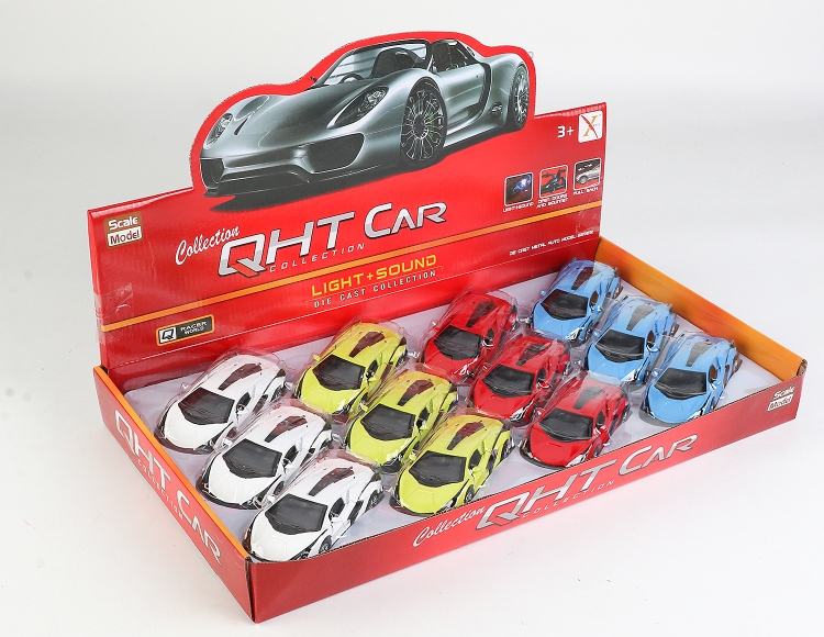 1:33兰博基尼闪电合金回力跑车 XL80163-12L