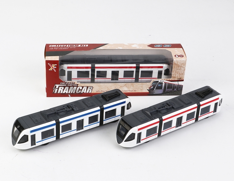 1:100合金双头地铁车回力 XL80175L