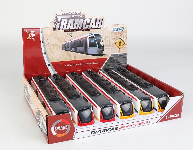 1:100合金高铁回力车 XL80176-6