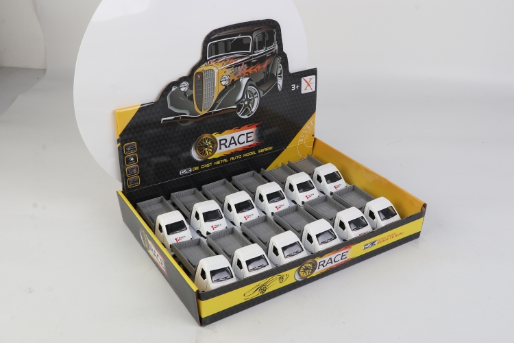1:33俄罗斯合金回力皮卡货车（一款1色混装，12只装一展示盒） XL804-12L