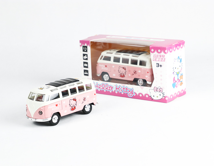 1:32大众巴士回力开门卡通图案 8876