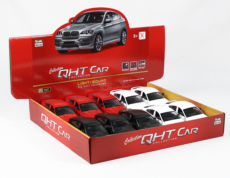 1:28宝马X6合金回力跑车 XL111-10