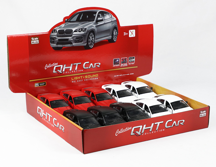 1:28宝马X6合金回力跑车 XL111-10L