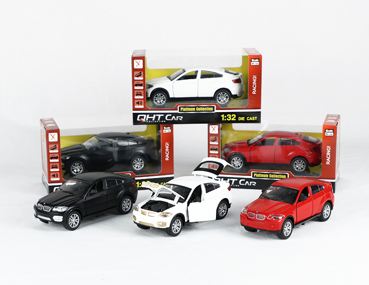 1:28宝马X6合金回力跑车 XL111