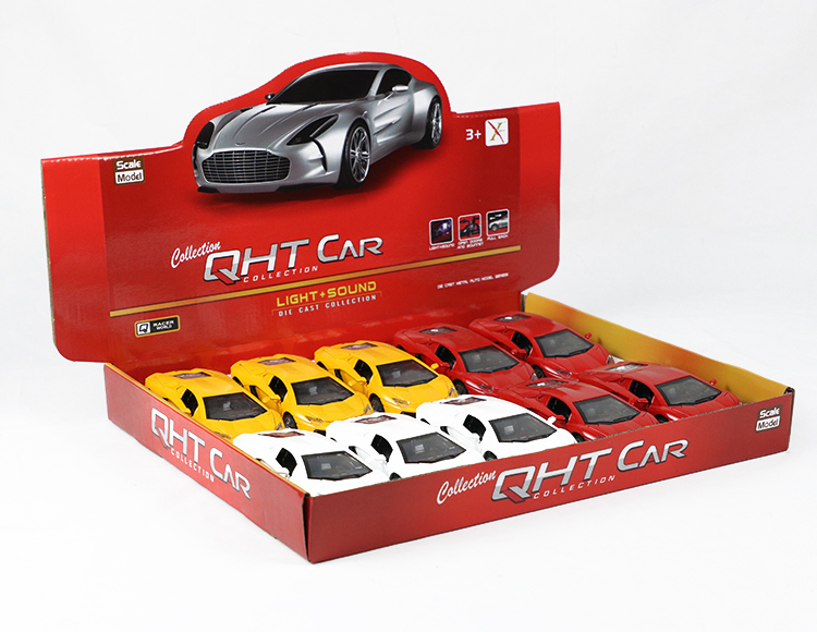 1:28兰博基尼大牛合金回力跑车 XL113-10L