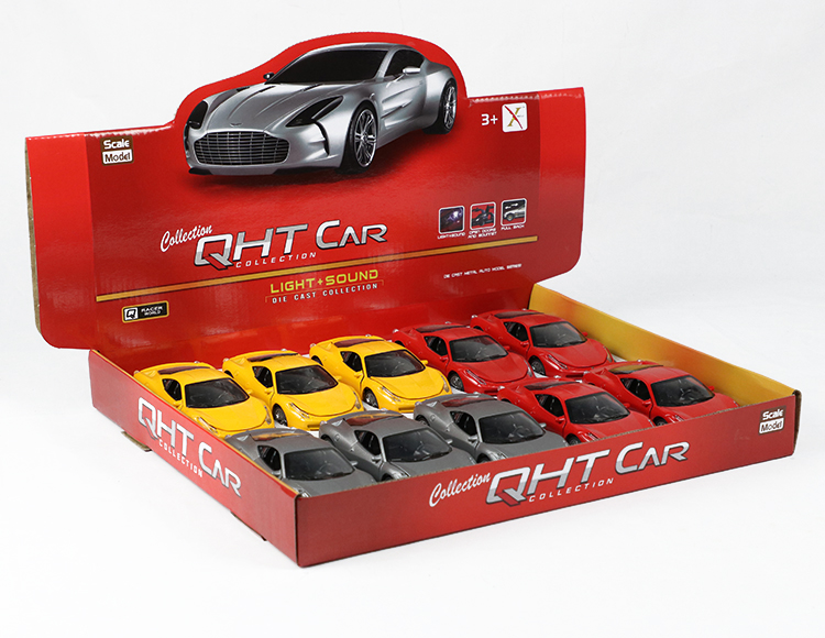 1:28法拉利458合金回力跑车 XL115-10