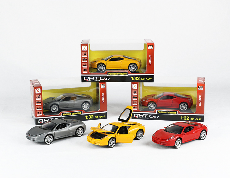 1:28法拉利458合金回力跑车 XL115