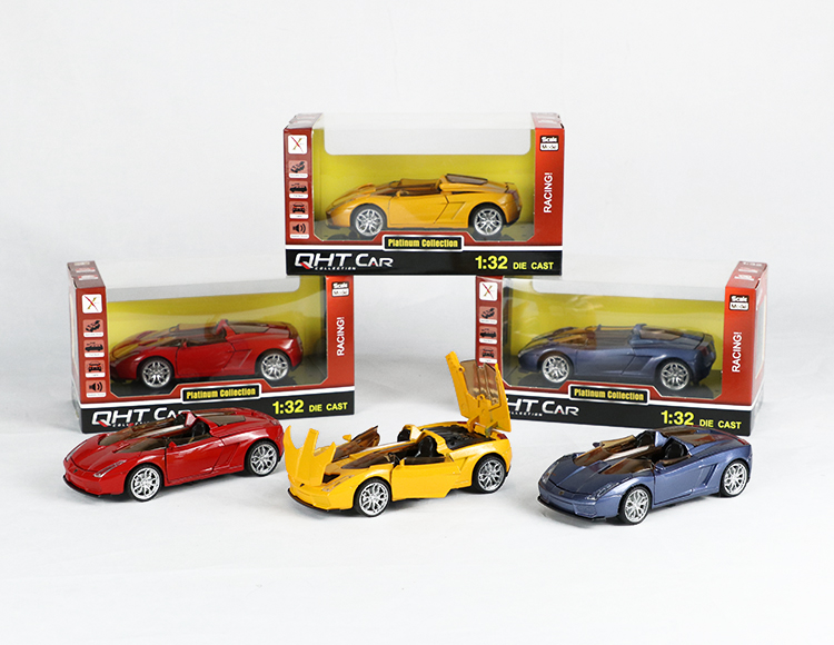 1:28兰博基尼爱马仕合金回力跑车 XL116L