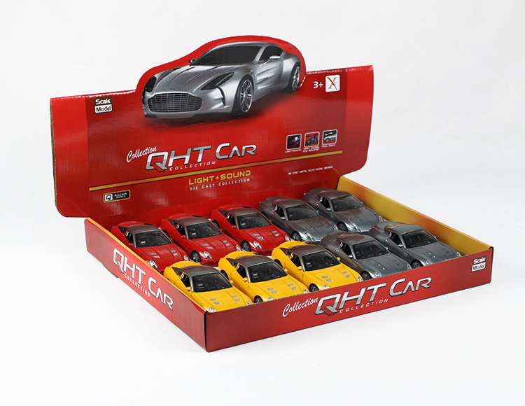 1:28法拉利599合金回力跑车 XL117-10