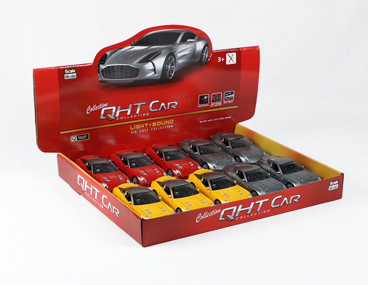 1:28法拉利599合金回力跑车 XL117-10L