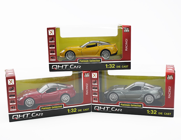 1:28法拉利599合金回力跑车 XL117