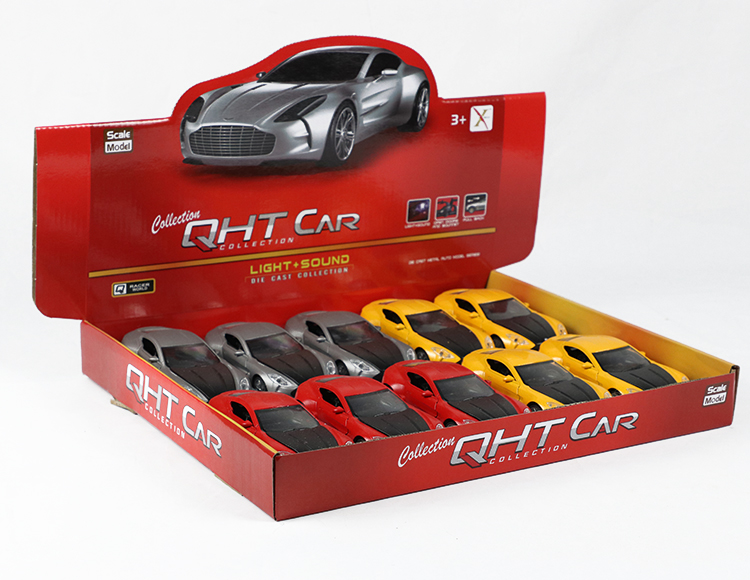 1:28阿斯顿马丁合金回力跑车 XL118-10L