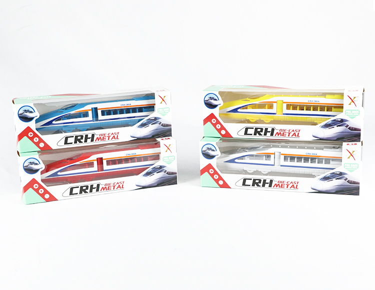 1:100和谐号合金回力跑车 XL80118L